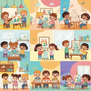 Vaikų kūrybos parodos darželiuose