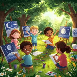 Vaikų kūrybos parodos trijuose darželiuose