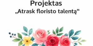 Atrask floristo talentą