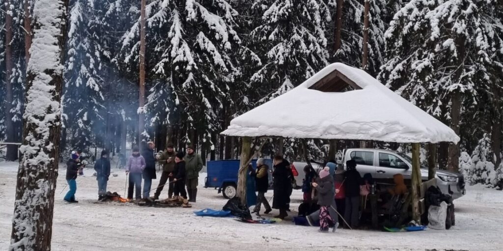Išvyka į Žaliąją girią „Barsuko pėdsakų beieškant“ 2