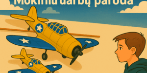 kai rankos kuria skrydį